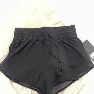 90 Degree By Reflex Charcoal Athletic Shorts